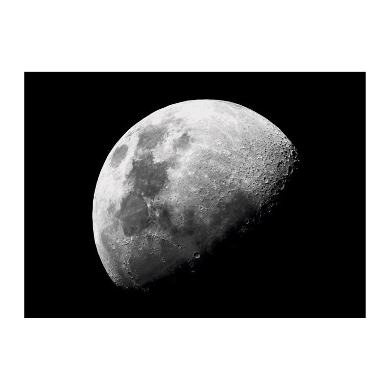 MOON Canvas print - Black and white canvas