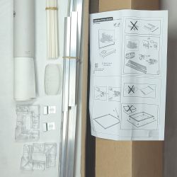 Kit tableau en toile palmiers dans jungle tropicale  
