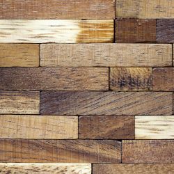 Zoom sur le papier peint effet bois