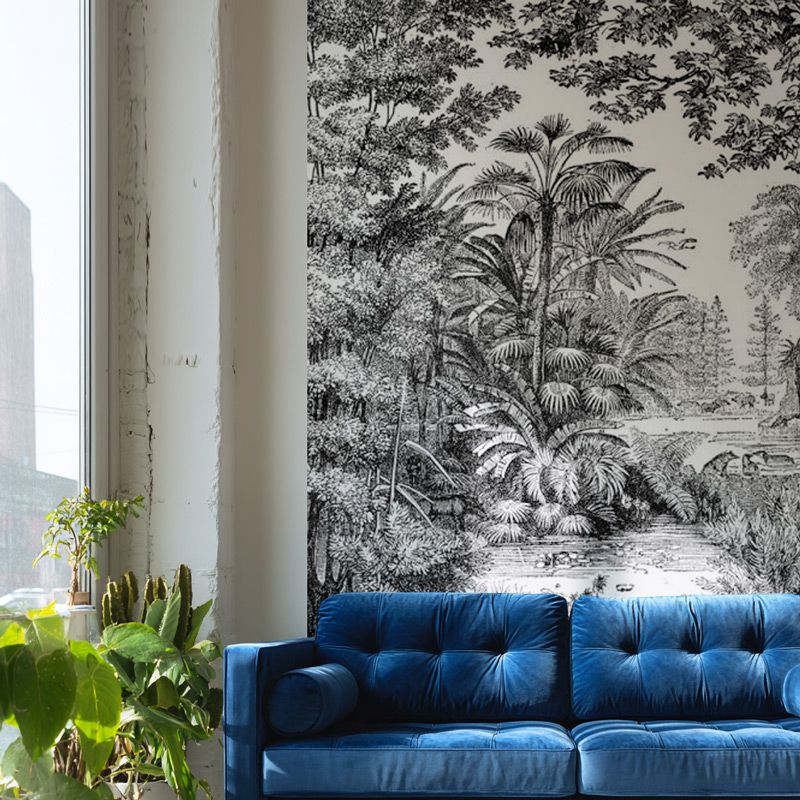 Papel pintado GRABADO ANTIGUO