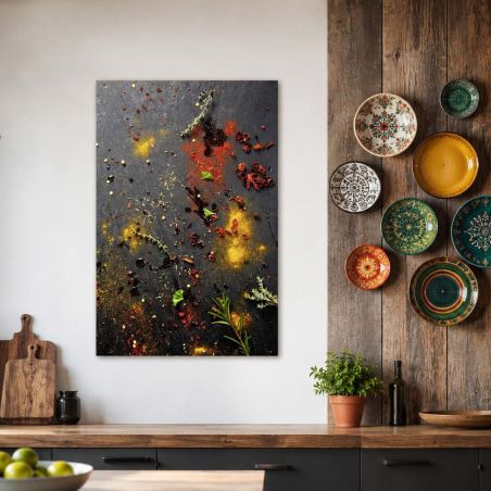 HERBS AND SPICES canvas print