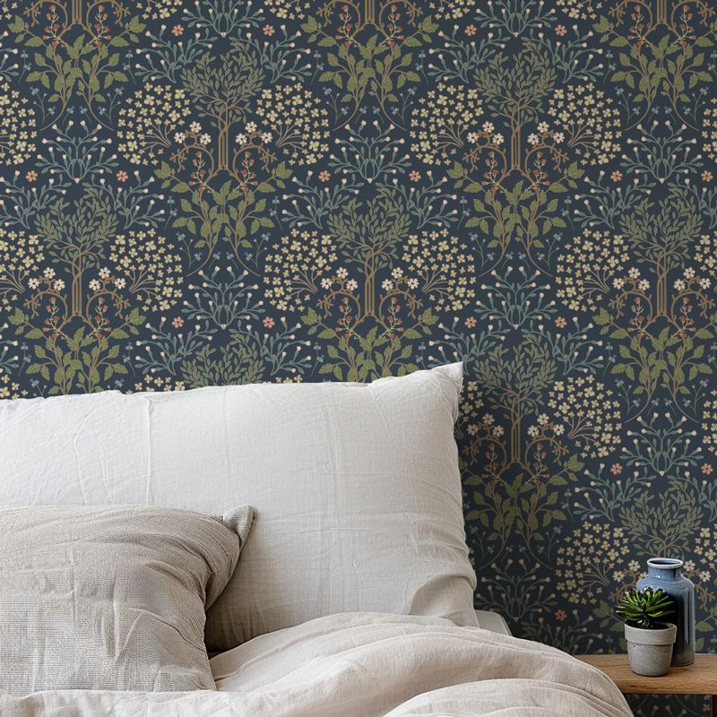 Papel pintado AZUL VINTAGE