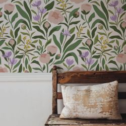 Papel pintado TULIPÁN Y MIMOSA