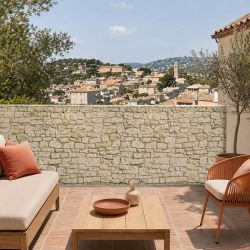 BEIGE STONES Privacy screen