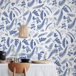 Papel pintado PERIFOLLO AZUL