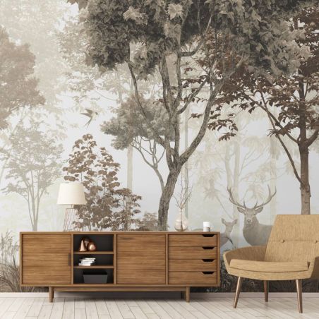 SEPIA FOREST wallpaper