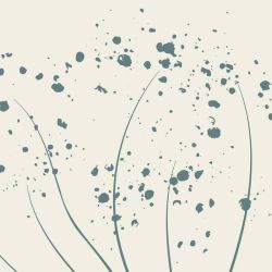 Zoom tapisserie fleurs des champs
