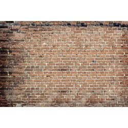 Papier peint imitation briques rouges