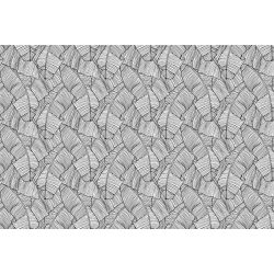 Papier peint sur mesure motif feuillage de bananier
