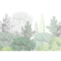 Papel pintado panorámico BOSQUE BOTÁNICO