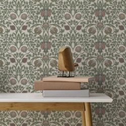 Papier peint panoramique sur mesure motif anglais fleuri