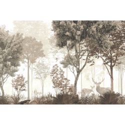 Papel pintado BOSQUE SEPIA