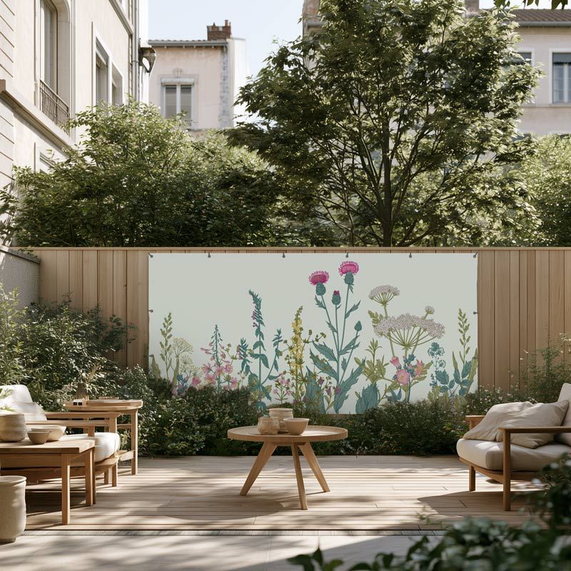 Brise vue FLEURS SAUVAGES