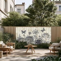 GRAPHIFLORA privacy screen