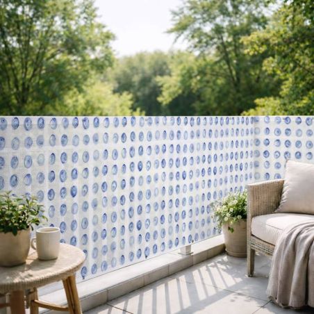 Brise vue POINTS BLEUS
