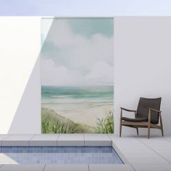 Brise vue PLAGE AQUARELLEE