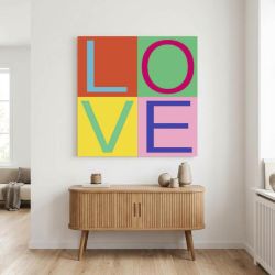 LOVE GIRLY canvas print