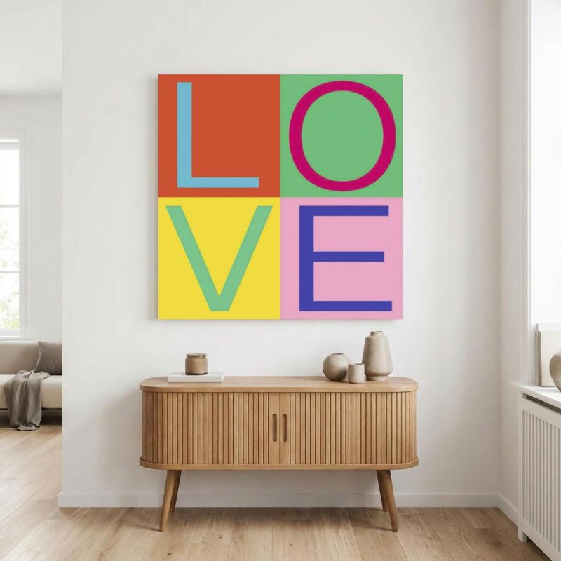 Lienzo impreso LOVE GIRLY