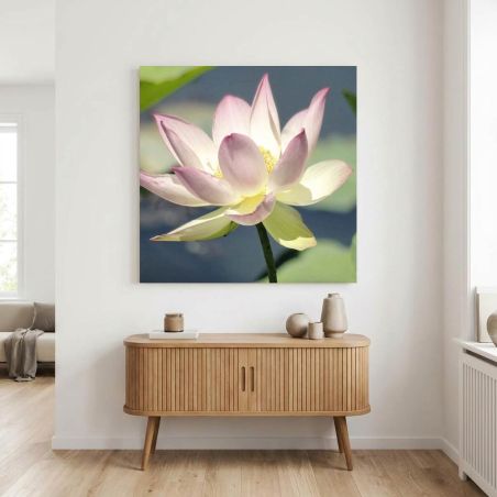 Tableau salon zen fleur de lotus
