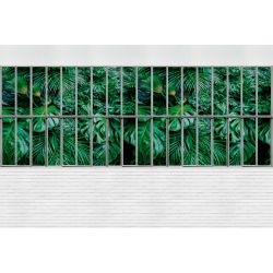 JUNGLE GLASS ROOF Wallpaper