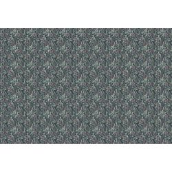 Papier peint mural floral fond noir sur mesure