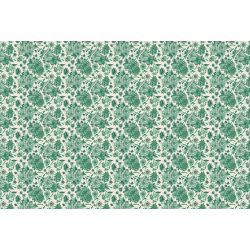 Papier peint sur mesure motif Dahlias verts