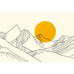 Papel pintado SOL OCRE