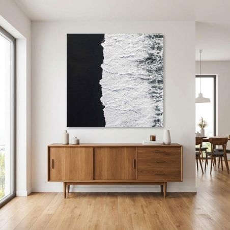 BLACK SAND BEACH canvas print