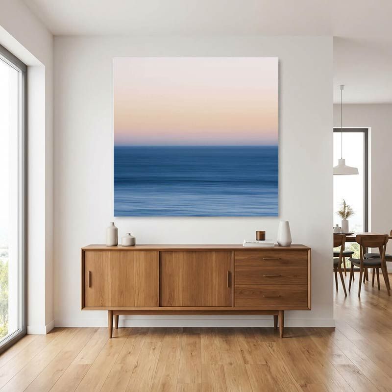 Tableau mer clame colorée