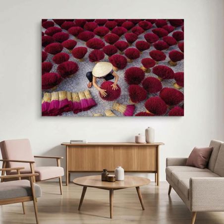 CANDLES canvas print