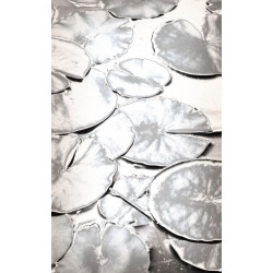 Papel pintado NENÚFAR PLATEADO