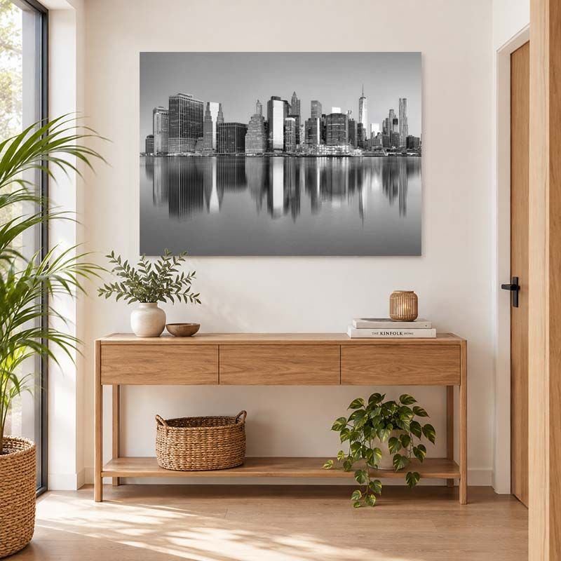 MANHATTAN PANORAMIC NB canvas print