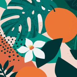 EXOTIC FRUITS AND PLANTS wallpaper