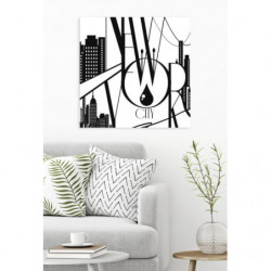 NYC IN THE 50s canvas print