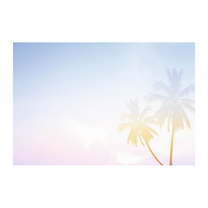 PALM TREES PASTEL  poster - Bedroom poster