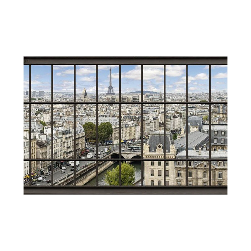 THE SEINE IN PARIS Wallpaper - Trompe l oeil wallpaper