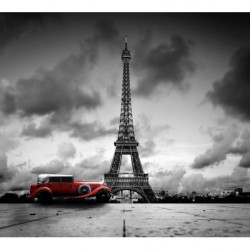 Póster PARIS BLANCO Y NEGRO