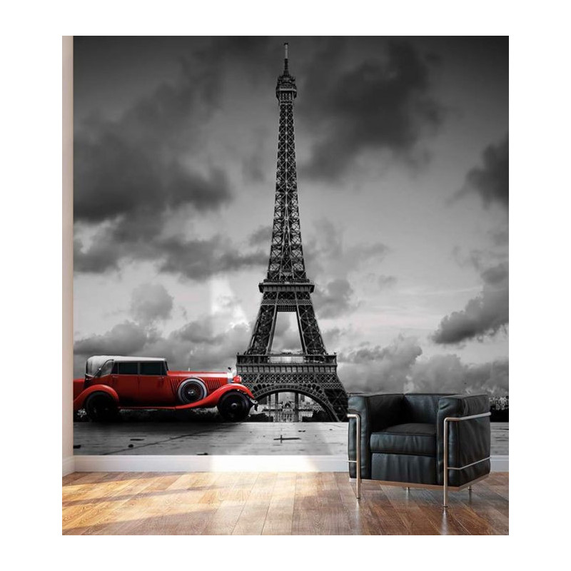 Póster PARIS BLANCO Y NEGRO