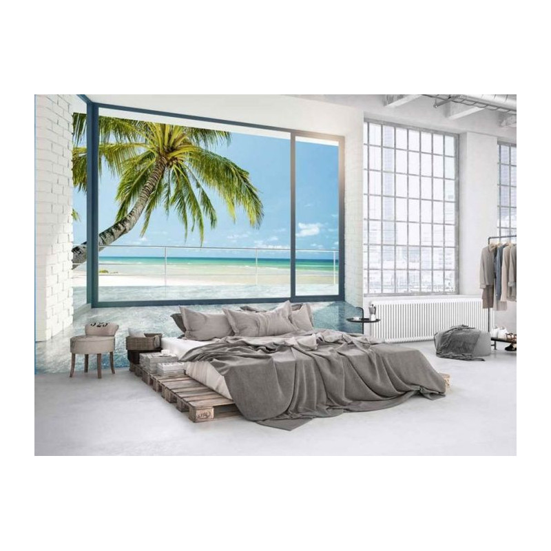 Papel pintado PLAYA EN CASA
