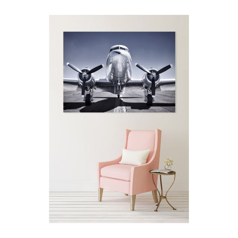 PROPELLER PLANE Canvas print