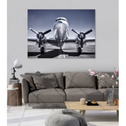 PROPELLER PLANE Canvas print