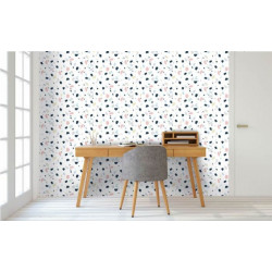 Papier Peint salon POP TERRAZZO