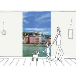 Tapiz pared QUAIS DE SAÔNE