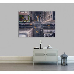 RUE DE NY FROM THE AIR canvas print