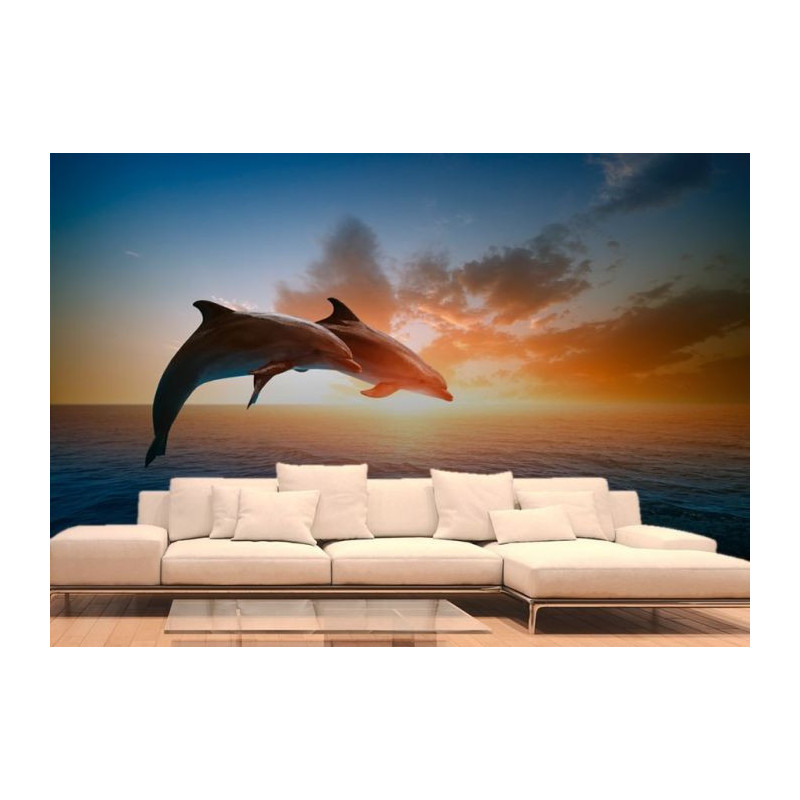 DOLPHINS JUMP Wallpaper