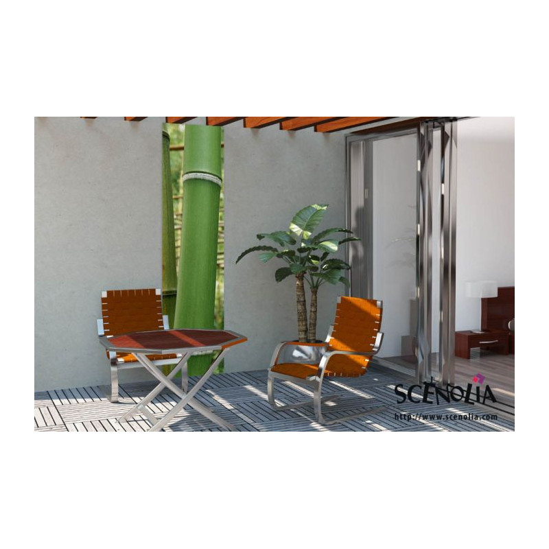 GREEN BAMBOO TREES privacy screen