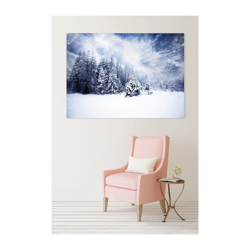 UNDER THE SNOW Canvas print