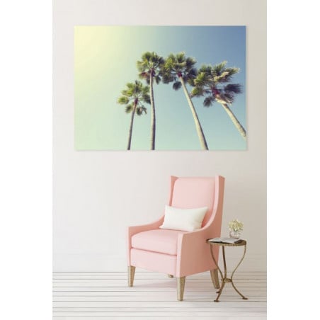 UNDER THE PALM TREES Canvas print