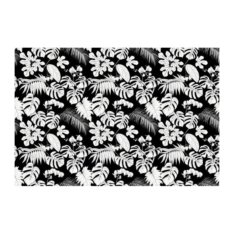 TROPICAL BLACK AND WHITE wallpaper - Panoramic wallpaper