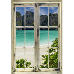 LOOK AT THE BEACH Canvas print